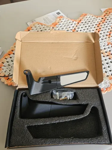 Retrovisor de moto esportivo em ferro (universal)