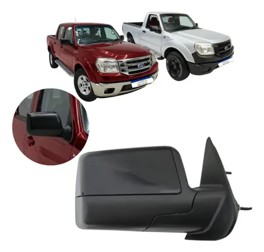 Retrovisor Ford Ranger 2009 2010 2011 2012 Fixo Manual Ld