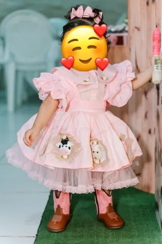 Vestido da fazendinha
