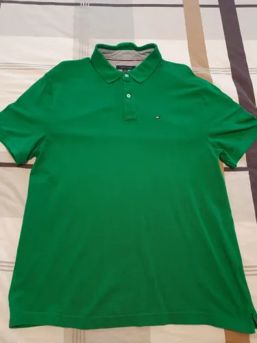Camisa Polo Tommy Hilfiger Verde Maculina