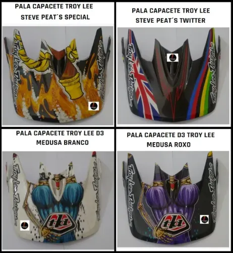 PALA CAPACETE D3 TROY LEE - Consulte Modelos Disponíveis 