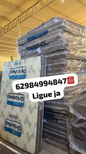 Colchao casal novo
