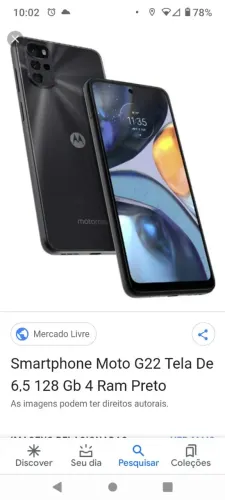 Motorola g22 pra vender 