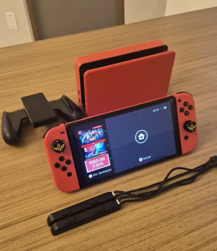 Nintendo Switch OLED Mario Red Edição Especial