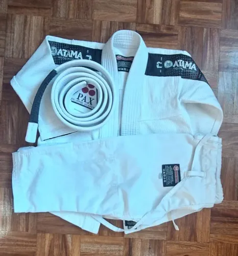 Kimono Inf. Rookie(trançado) infantil 3 a 4 anos Marca: Atama 
