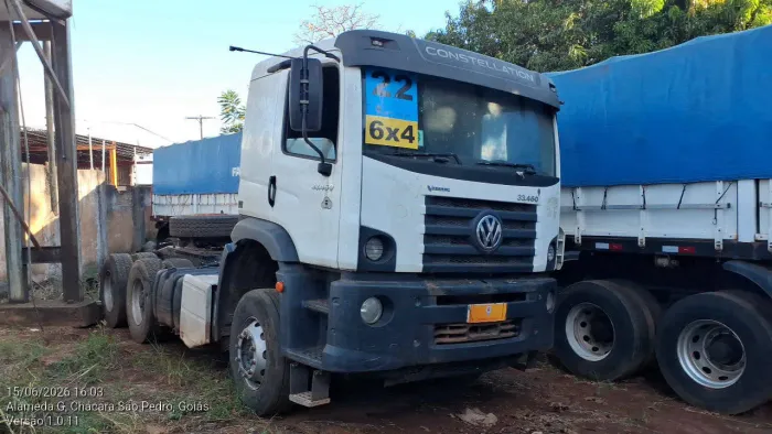 Volkswagen 33.460 33.460 Constellation 6x4 2p (diesel)(E5) 2021/2022 Vamos Seminovos Goian