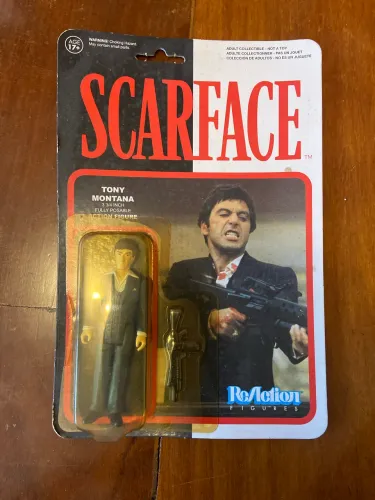 Scarface Reaction Figure Super 7
