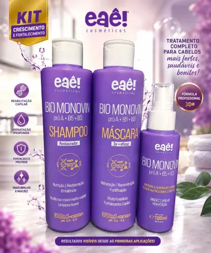 Kit Hidratação profunda crescimento e fortalecimento 