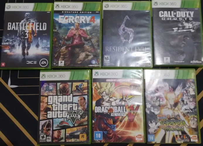 Lote de jogos para Xbox 360