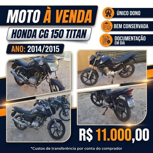 HONDA CG FAN 150 À VENDA!