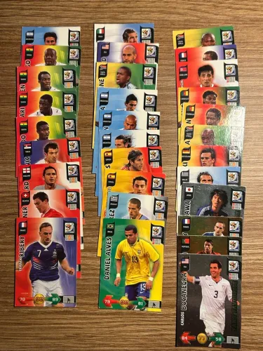 Cartas Adrenalyn XL da Copa do Mundo FIFA 2010 Panini