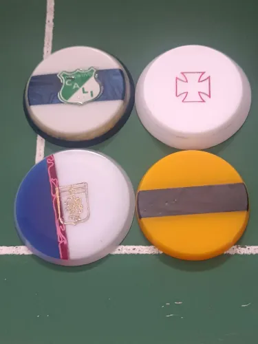 Futebol de botão 4 botões futebol de mesa