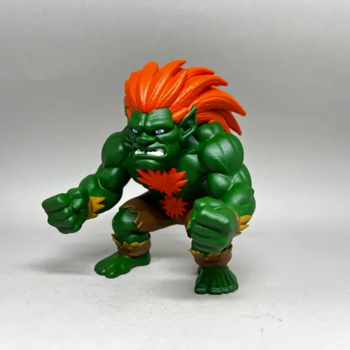 Boneco Miniatura Blanka Street Fighter Impressão 3D
