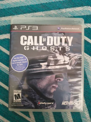 Call of duty ghosts jogo PS3 mídia física
