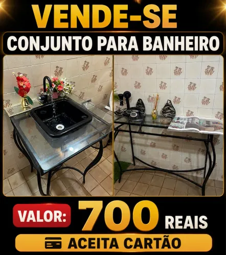 Conjunto para banheiro