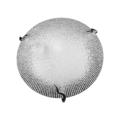 Lustre Plafon Redondo Vidro Craquelado