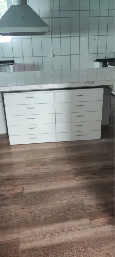 balcão com gavetas MDF