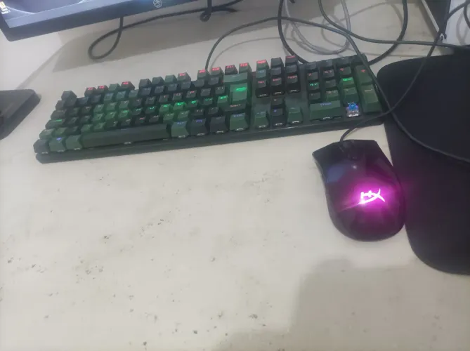 combo mouse + teclado gamer rgb