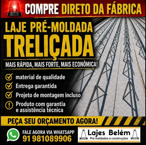 Lajes e Pré moldados de concreto 
