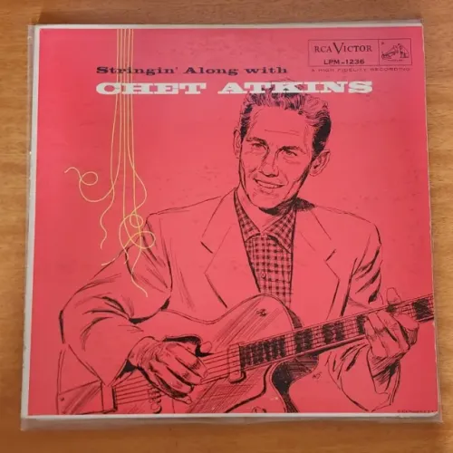 LP Chet Atkins - Stringin' Along With Chet Atkins 1956 RCA Victor Mono