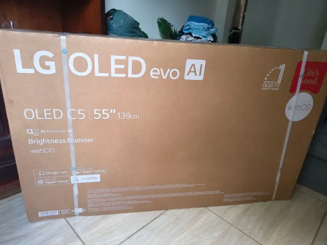 Smart tv LG oled C5 55 polegadas 144HZ (nova lacrada)