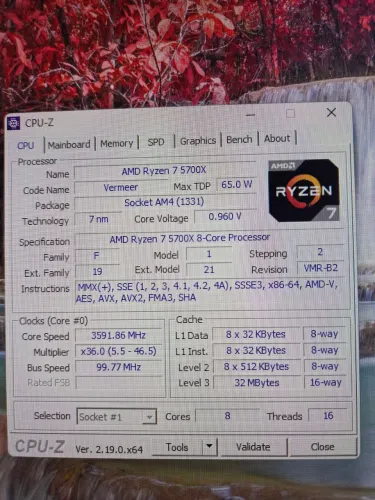 Computador Gamer - AMD Ryzen 7 5700X -  AMD Radeon RX 6750 XT 12GB - TUF B550M Plus