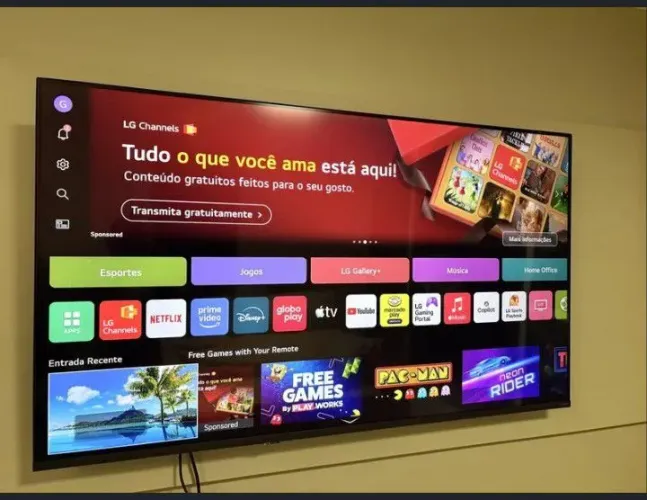 Smart tv 55 LG nova a venda