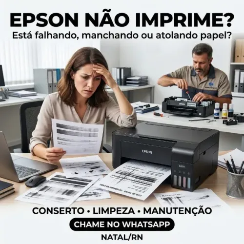 Conserto de Impressora Epson para Empresas e Lojas no Alecrim Natal RN