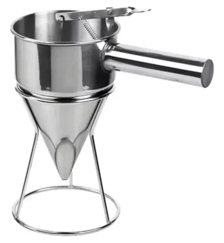 Funil Inox Dosador Confeiteiro Pinoquio Liquidos Velas