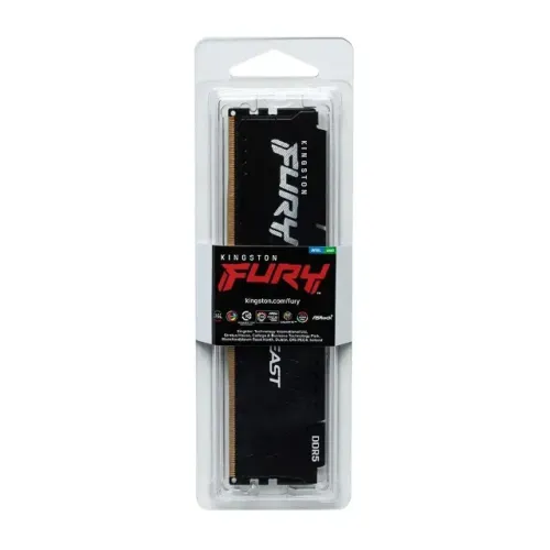 Memória RAM Kingston Fury Beast, 16GB, 5600MHz, DDR5, CL40, para Intel XMP, Preto