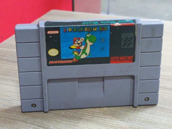  Super Mario Word SNES original  Playtronic 