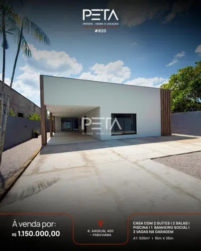 Casa com 2 quartos à Venda, Paraviana - Boa Vista