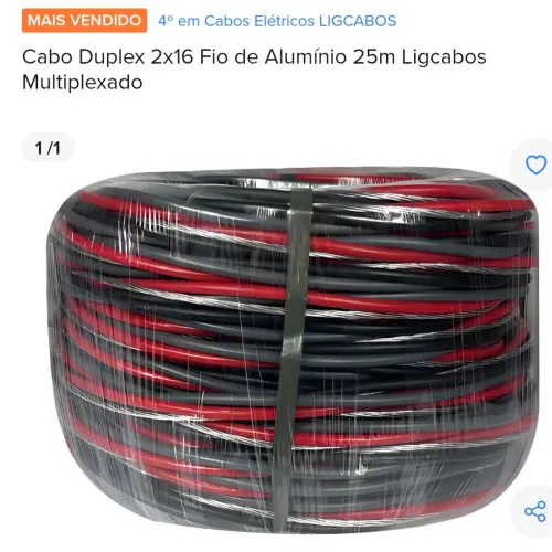 Fios trifásico e bifázico