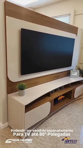 Rack + Pailnel Pra Tv Até 86" Polegadas