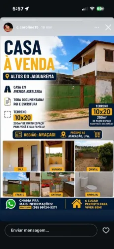 CASA NO ALTO DO JALGAREMA