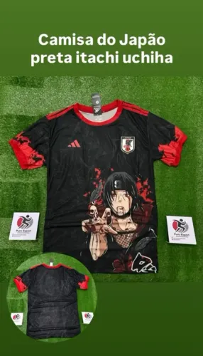 Camisa do Japão preta 