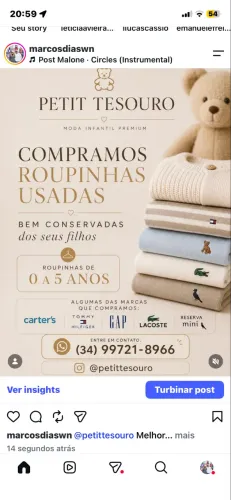 Roupa Carters body