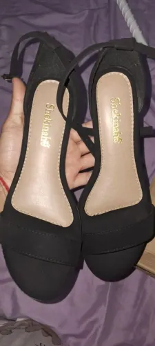 Sandália Feminina Salto Grosso