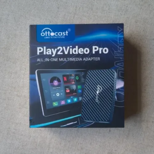 Carplay e Android Auto Sem Fio + Streaming (Netflix/YouTube) - Ottocast Play2Video Pro