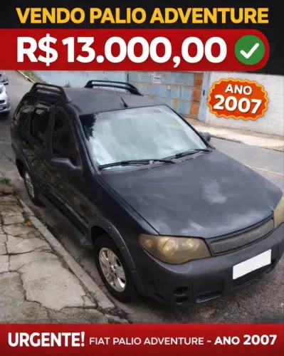 Fiat Palio Week. Adv/adv Tryon 1.8 MPI Flex 2007