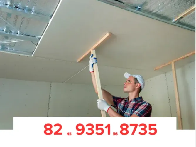 Forro drywall Forro modular Forro vinílico Gesso Gesseiro
