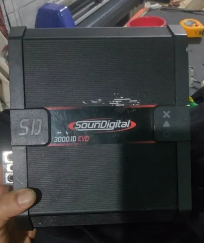 Módulo Soundigital Sd3000 1 Evo 3000w Rms 2ohm Seminovo 