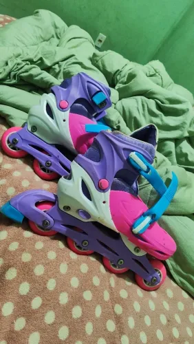 Patins Feminino Rosa In Line 36 A 39