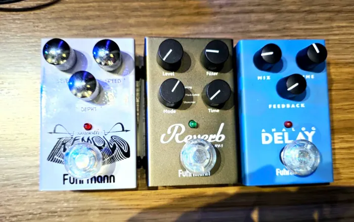 Pedal Fuhrmann Tremolo, Reverb, Delay