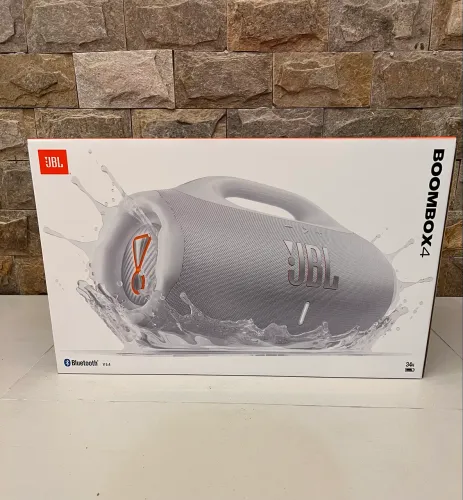 JBL Boombox 4 Branca Original Lacrada