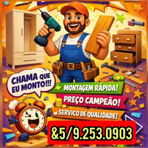 Montador de móveis profissional