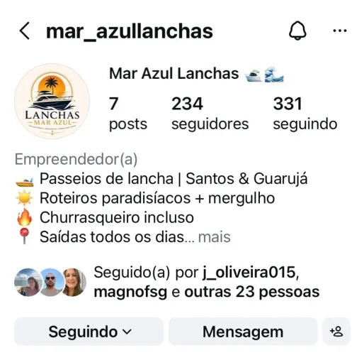Passeio de lancha ?