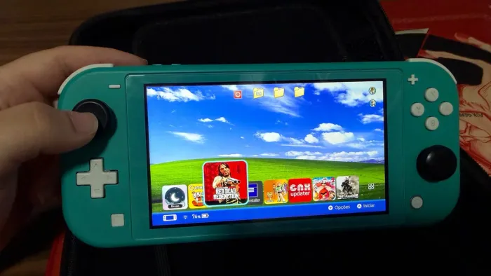 Switch Lite 128gb DESBLOQUEADO, ler