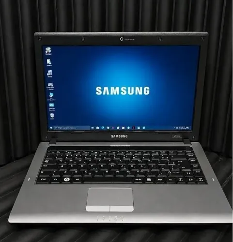 Notebook Samsung RV410 Revisado e pronto para uso 550,00<br>Ideal para estudos, internet