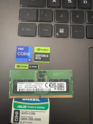 Memória DDR5 SODIMM 8gb SAMSUNG 5600
